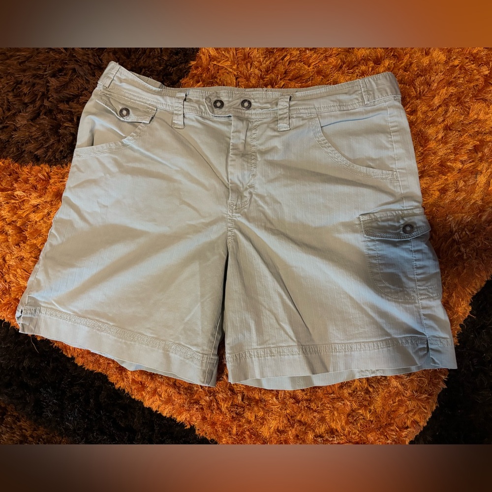 Vintage, Gloria Vanderbilt, Mint Green, Cargo Shorts